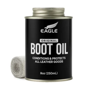 Leather Boot Oil with Towel