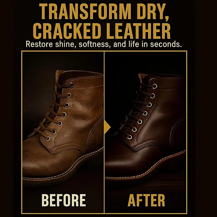 Leather Boot Oil with Towel - Image 4