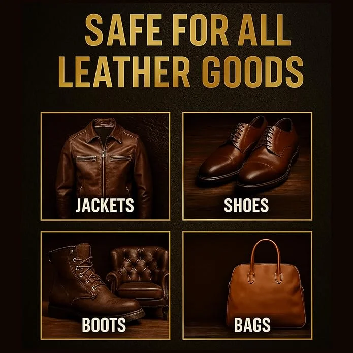 Leather Boot Oil with Towel - Image 5