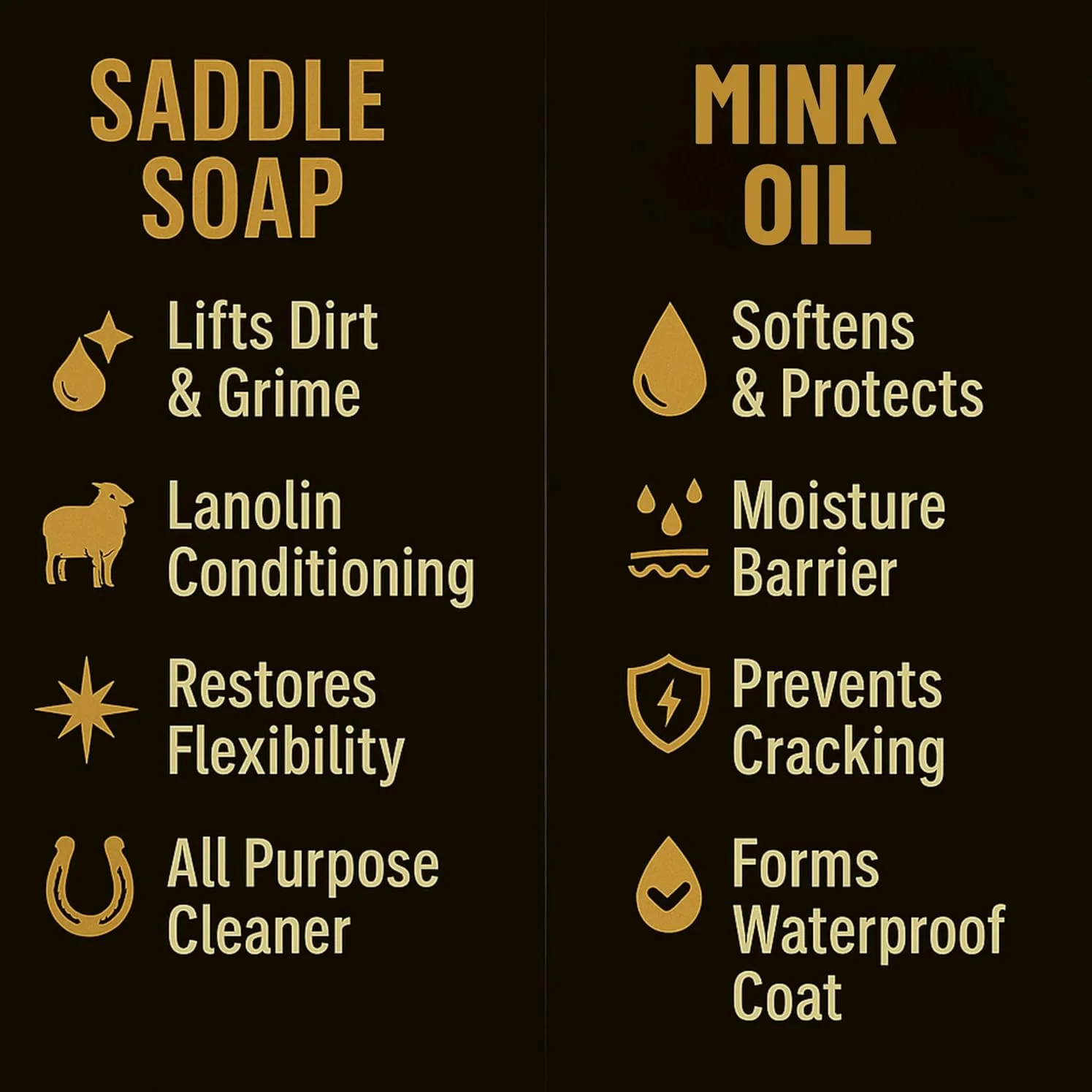 Freechase 9-Piece Leather Boot Care Kit - Saddle Soap, Mink Oil, Waterproofing Wax & Brushes