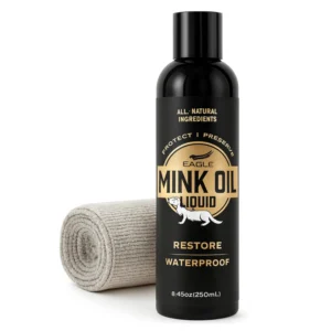 Mink Oil Liquid with Cloth